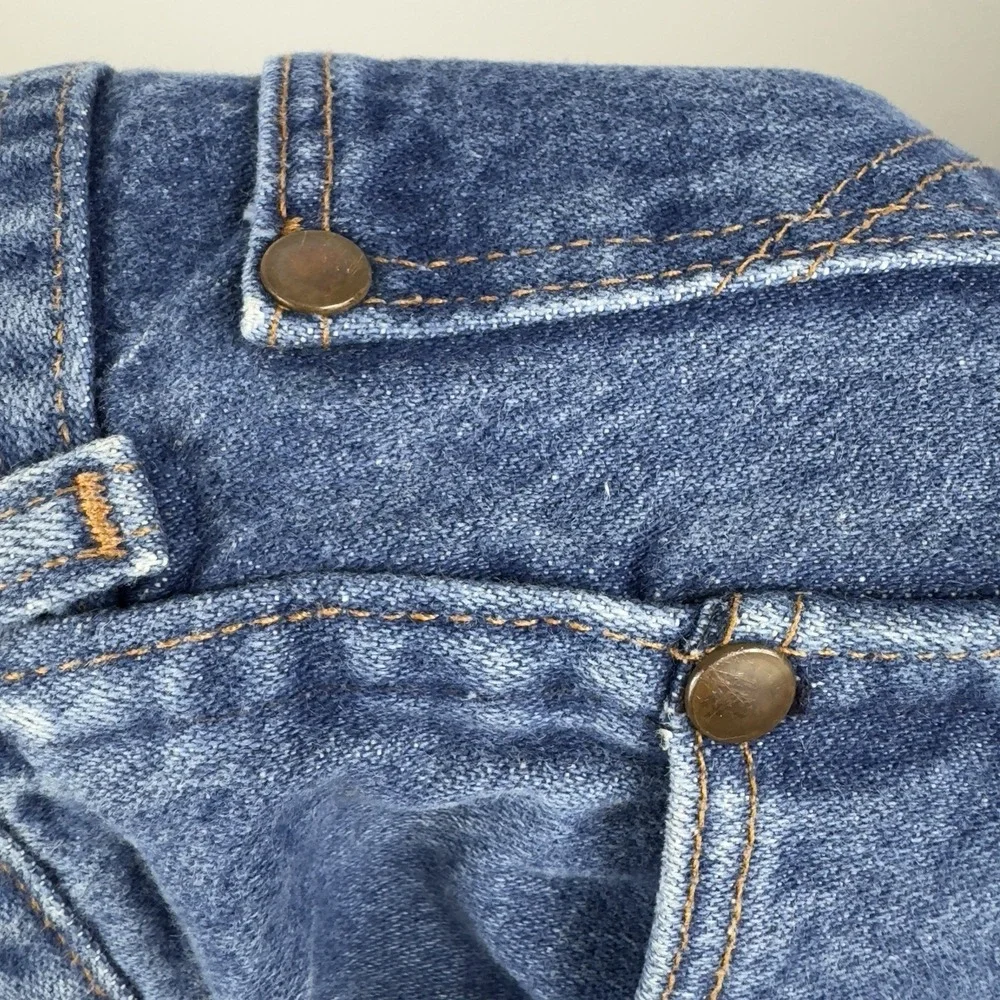 Wrangler 13MWZ Jeans Men 36x30 Denim Cowboy Cut Medium Wash Straight Heavyweight - Picture 11 of 13